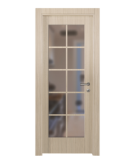 BY-236A  Porte intérieure Laqué ou Placage Pvc Vitrée